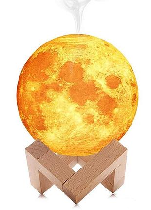 Увлажнитель воздуха 3d moon lamp light diffuser