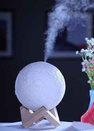 Увлажнитель воздуха 3d moon lamp light diffuser 2