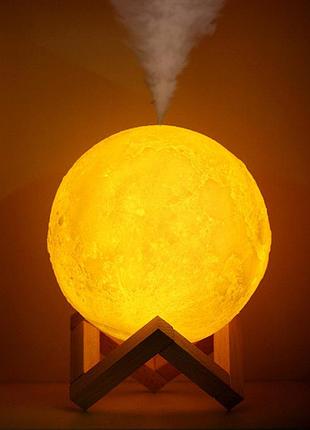 Увлажнитель воздуха 3d moon lamp light diffuser 5