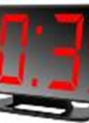 Настільний годинник із будильником. дзеркальний електронний годинник. vst-888-1