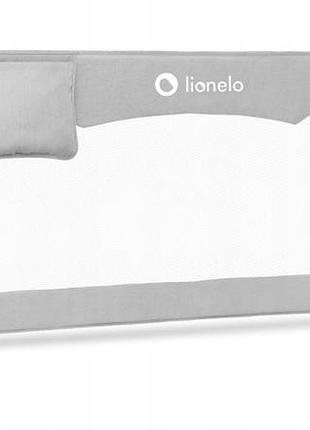 Захисний бар'єр до ліжка lionelo hanna 66 шт. 150 см сірий висока ворітця-захист 150x66cm