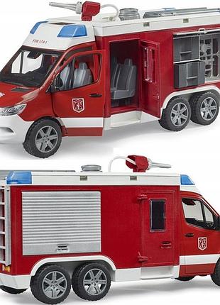 Bruder 02680 mb sprinter пожежна варта з гарматою
