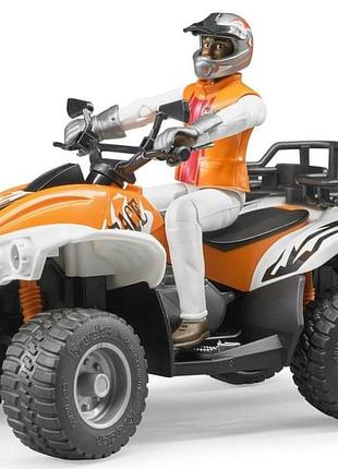 Bruder 63000 квадроцикл з водієм фігурка bworld