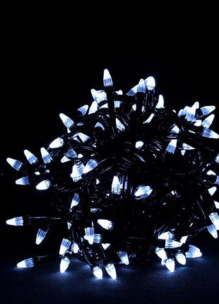 Светодиодная гирлянда xmas led 100 w-3 белая