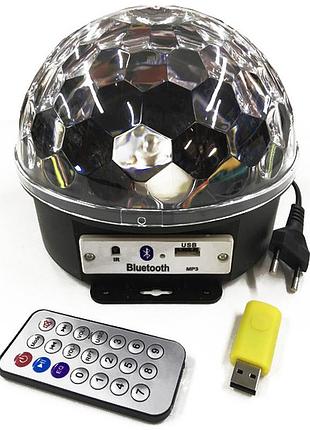 Диско куля cb 0305 ktv ball usb mp3 bluetooth і usb