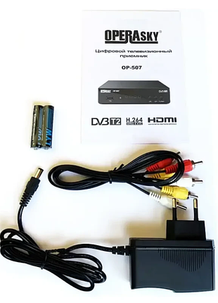 Цифровой ресивер тюнер dvb-t2 operasky op-507 3
