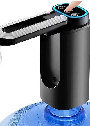 Дозатор для води автоматичний насос для пляшок з водою з usb-зарядкою чорний xl-1286
