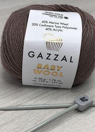 Пряжа gazzal – baby wool колір 835