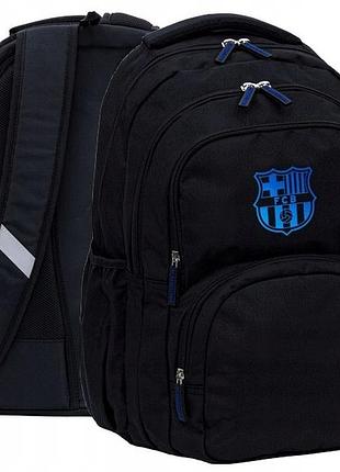 Рюкзак fc barcelona шкільний молодіжний чорний для хлопця 3239