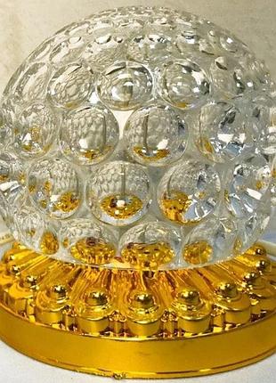 Вращающаяся диско лампа led full color rotating lamp светодиодная g-0073