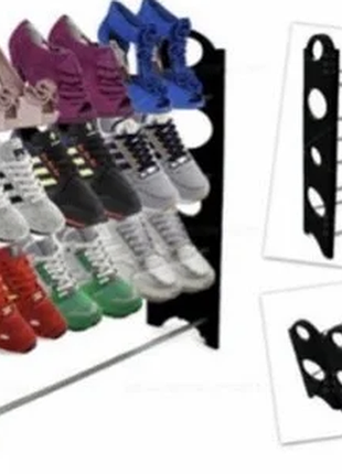 Органайзер для обуви 4 полки stackable shoe rack 3