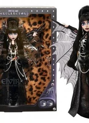 Лялька monster high skullector ельвіра пані темряви