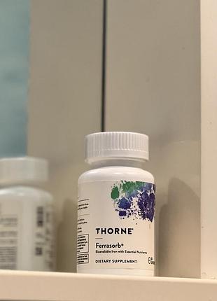 Залізо з кофакторами thorne ferrasorb