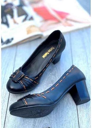 Туфли женские арт.1613 black р.37 тм kolay