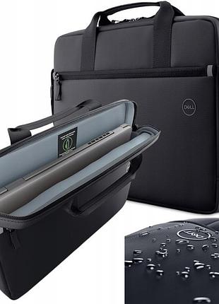 Сумка для ноутбука dell ecoloop essential 14" 16" чорна водонепроникна