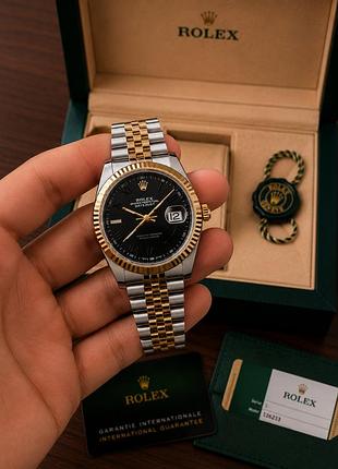 Чоловічий наручний годинник rolex datejust gold механіка