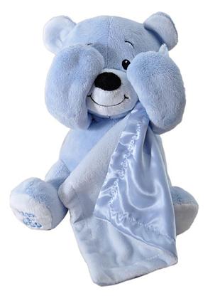 Дитяча інтерактивна іграшка peekaboo brown blue ведмедик
