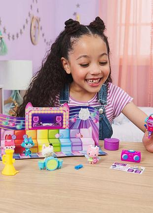 Кішковий будиночок габі музичний набір gabby's dollhouse грув з габбі фігурки