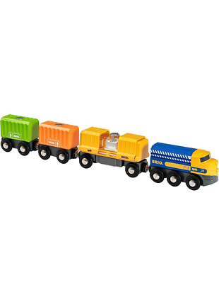 Brio тривагонний вантажний потяг