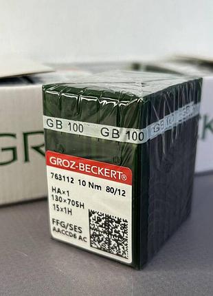 Голки для побутових машин groz beckert (китай) нах1 №80