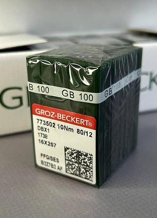 Голки для промислових машин groz beckert (китай) dвх1 №80