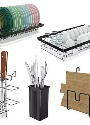 Сушилка для посуды kitchen rack double deck design 2