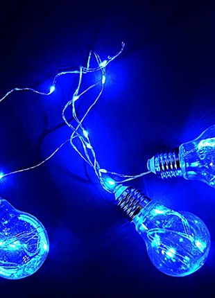 Гірлянда лампа едісона 75led 2,5м колір led-синій 220v rd-9009