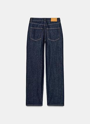 Джинси прямі zara xs, s, 34, 36 розміри, сині джинси 8228/224/400 8