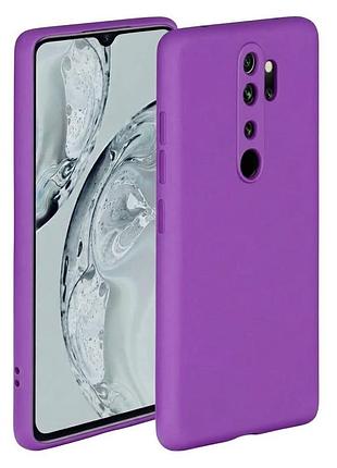 Чохол fiji full soft premium для xiaomi redmi note 8 pro силікон бампер dark purple