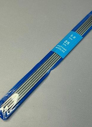 Спицы носочные 25 см - 3 мм 2