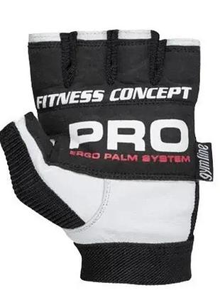 Рукавиці для фітнесу power system ps-2300, black/white m 3