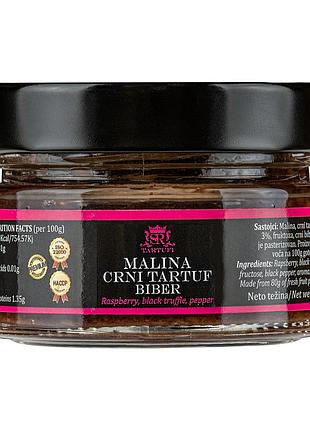 Малиновый джем с черным трюфелем 110гр /raspberry jam with black truffle/tartufi
