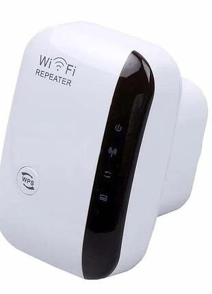 Бездротовий репітер підсилювач wi-fi сигналу ukc 2.4g wr03 білий