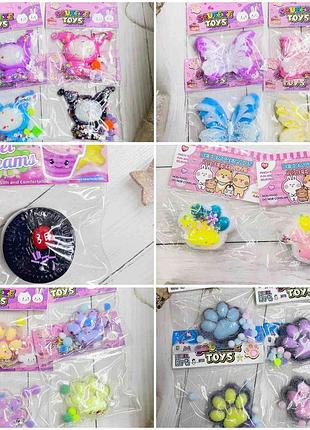 Антистрес лапка стискання котячої лапи sticky relief relax toys смішний подарунок декомпресія щипання лапки