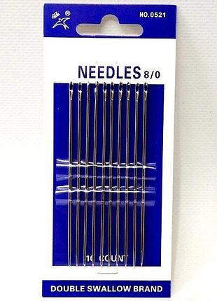 Голки 0521 для ручного шиття needles 2