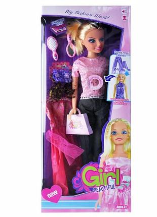 Кукла 019 с набором, в коробке р.82x11x32 см yg toys