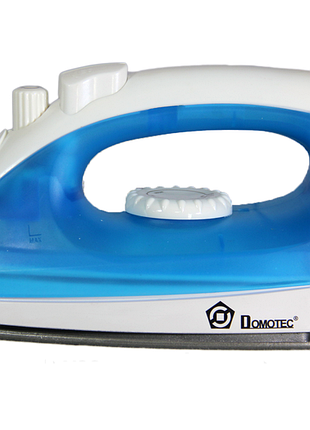 Утюг domotec ms 2208 teflon blue паровой с тефлоновой подошвой