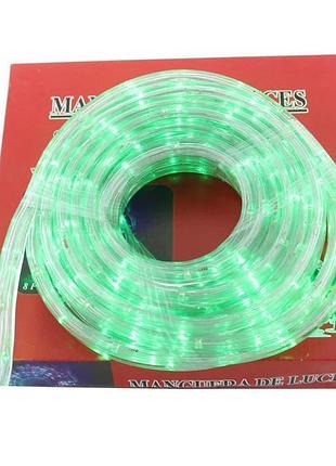 Уличная светодиодная гирлянда led xmas rope light 10 м зеленая