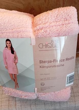 Жіноче худі just chique sherpa-fleece рожеве