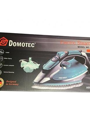 Паровой утюг с керамической подошвой domotec ms 1193g