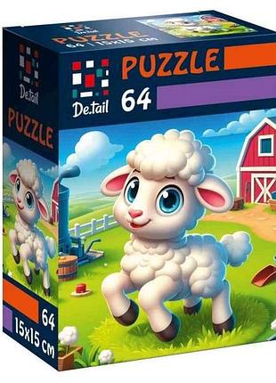 Пазлы спритная овечка dt1234-22 тм vladi toys