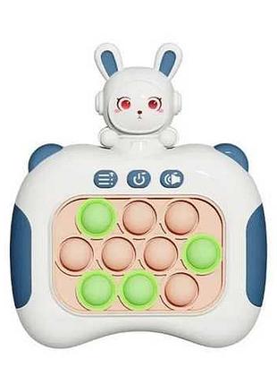 Дитяча іграшка зайчик головоломка quick pop it baby bunny