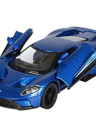 Машинка kt5391w металл инерц-я 12см синий 1:38 тм metr