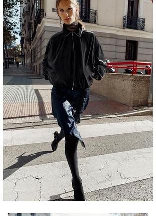 Бархатный бамбер куртка zara 2