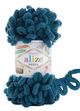 Пряжа puffy 646 5шт/уп 100% микрополиэстер 100г 9,2м тм alize