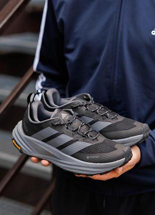 Мужские кроссовки adidas terrex freehiker 3 low gore-tex black grey x террекс 40