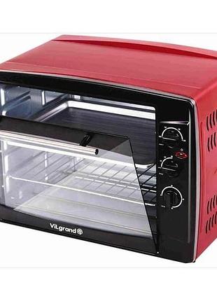 Піч електрична (65л, 2200 вт, 3 реж.) veo650-14_red тм vilgrand