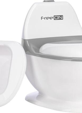 Детский горшок freeon со звуком смыва, white
