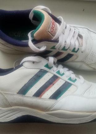 1992 рік. вінтажні чоловічі шкіряні кросівки adidas (оригінал, корея)