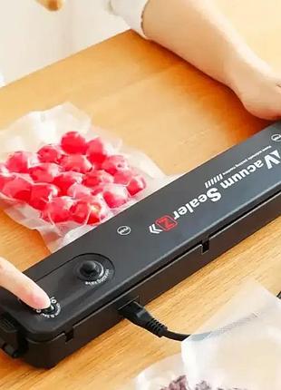 Вакуумный упаковщик для кухни вакууматор бытовой vacuum sealer продуктовый вакуумный упаковщик для дома